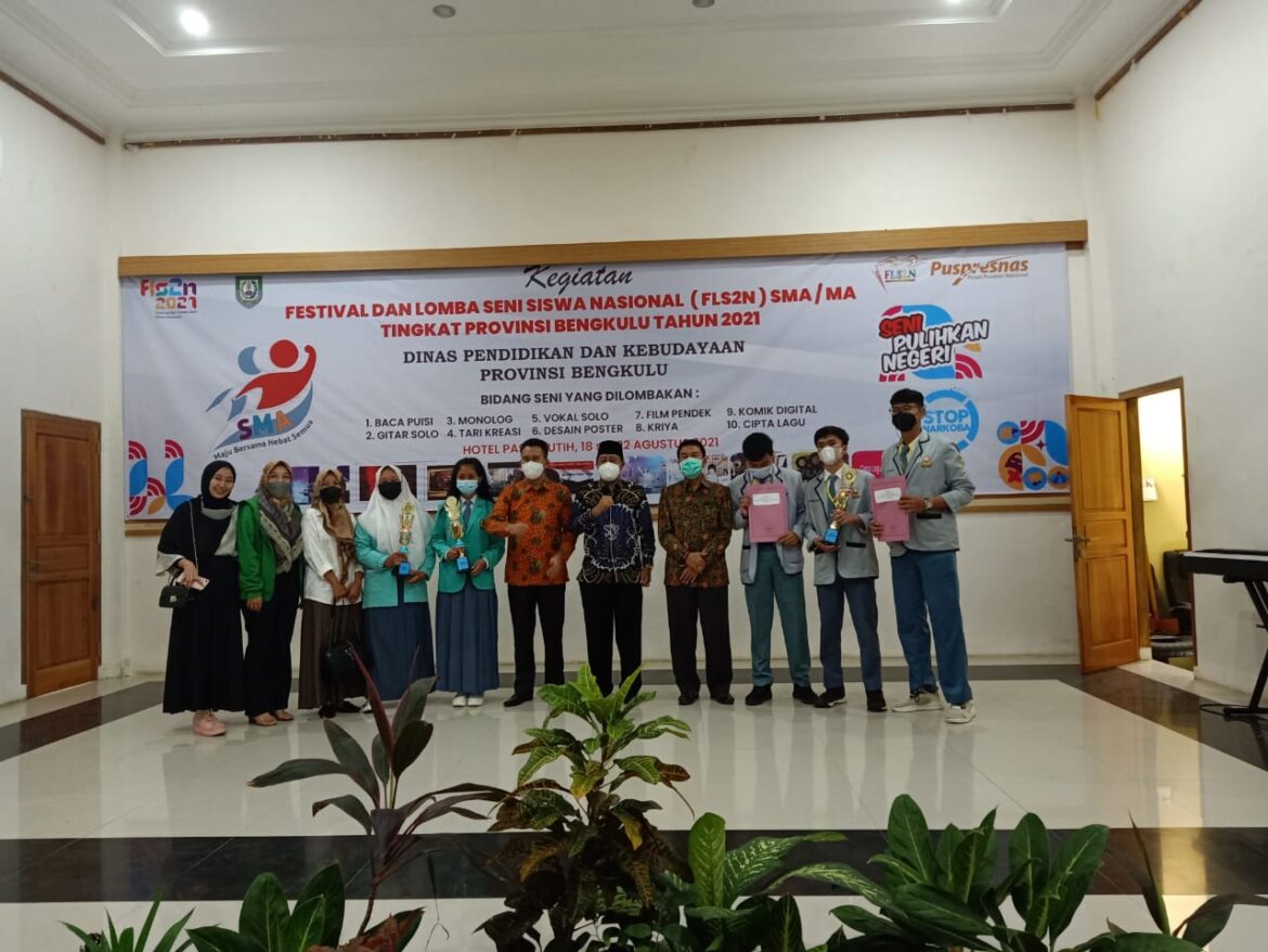 Eri Yulian Hidayat Apresiasi Siswa FLS2N yang telah Mewakili Propinsi Bengkulu
