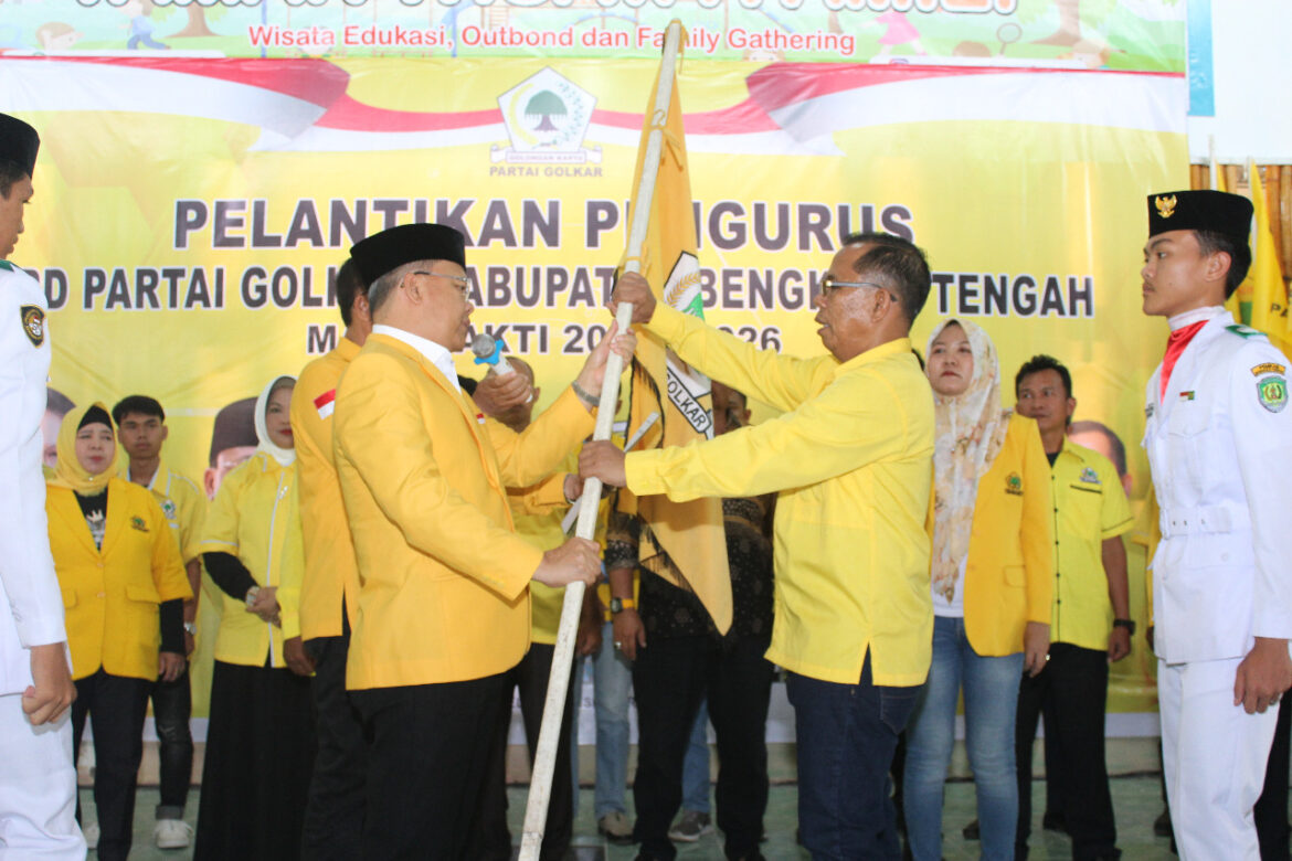 Pelantikan DPD II Partai Golkar Kabupatèn Bengkulu Tengah, Bukti Golkar solid dan Siap Tempur …