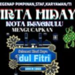 Dirut PDAM Tirta Kota Bengkulu Mengucapkan Selamat Hari Raya Idul Fitri 1444 H /2023