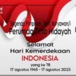 Keluarga Besar Tirta Hidayah Kota Bengkulu Mengucapkan Selamat HUT RI Ke-78