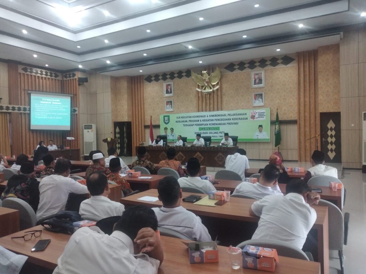 DP3APPKB Propinsi Bengkulu Gelar Sosialisasi Gelang Peti