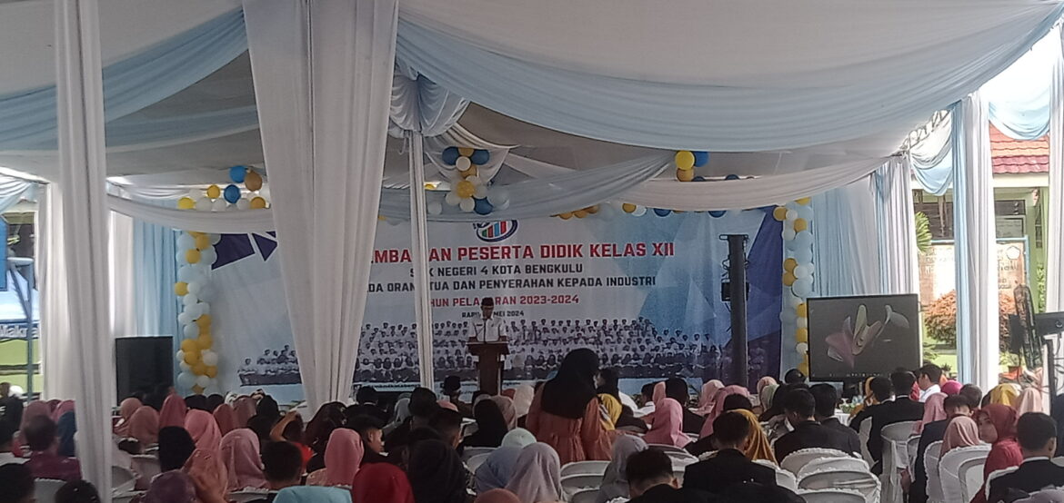 Pelepasan 204 Siswa SMK N 4 Kota Bengkulu berjalan Sukses