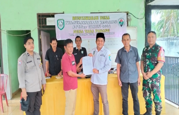 Gedung Ketahanan Pangan Desa Taba Padang siap Dituntaskan Tahun 2024