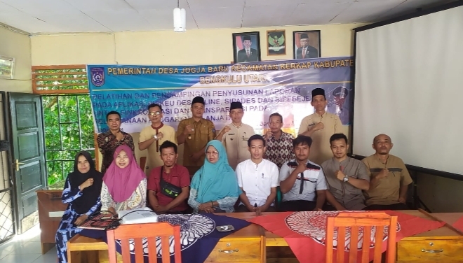 Tingkatkan SDM, Pemerintah Desa Joga Baru Menggelar Pelatihan Siskudes