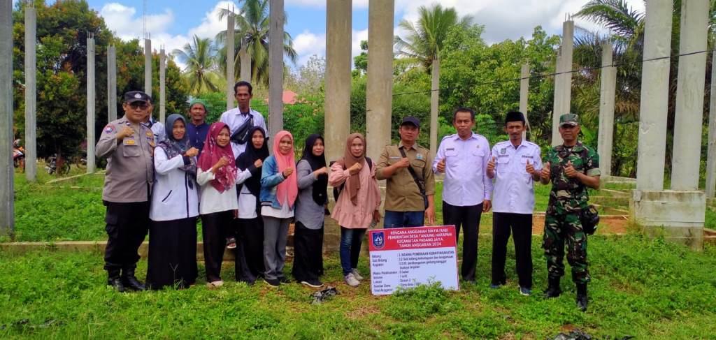 Pemdes Tanjung Harapan Lanjutkan Pembangunan Gedung Sanggar Budaya