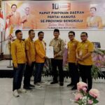 Maju Sebagai Calon Walikota Bengkulu Benny Suharto Resmi Mendapatkan Rekomendasi Partai Hanura