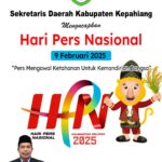 Sekretaris Daerah Kabupaten Kepahiang Mengucapkan Selamat Hari Pers Nasional Tahun 2025