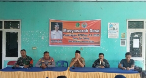 Musyawarah RKPDes Desa Tik Tebing Berjalan Dengan Sukses