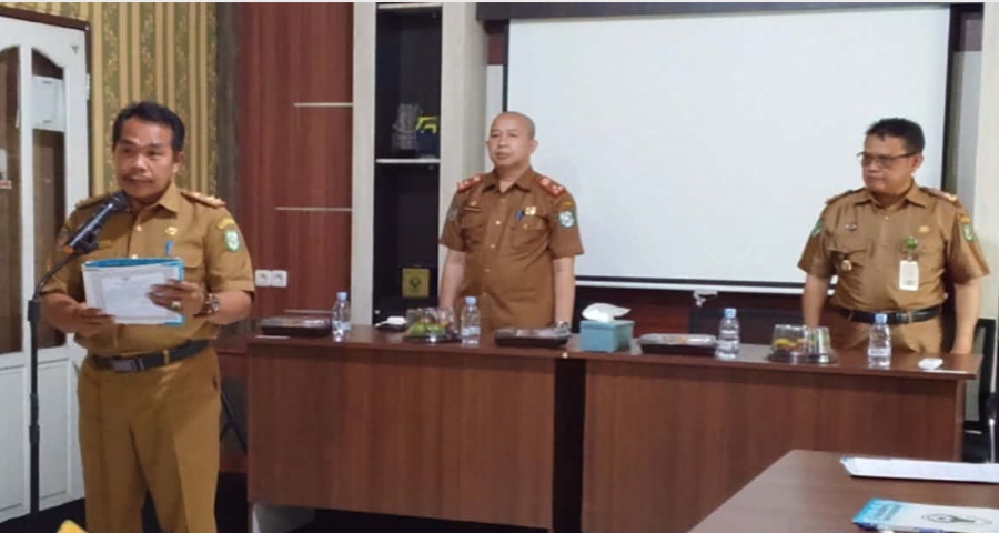 Sekda Kepahiang Lantik 4 Pejabat Fungsional Dinas Kesehatan